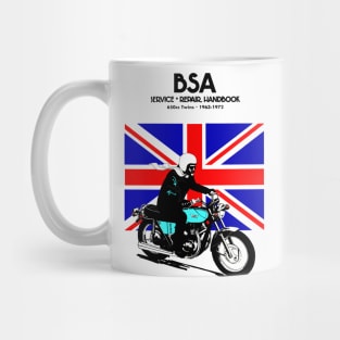 Vintage BSA handbook cover Mug